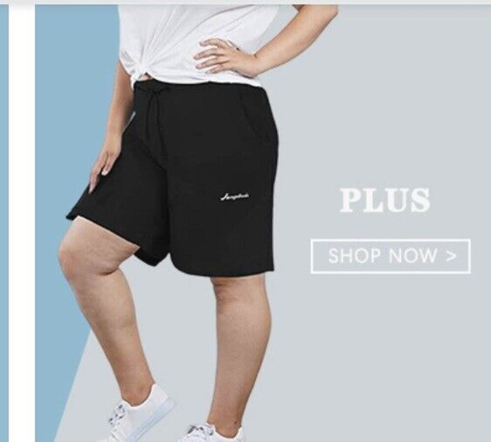 Aurgelmir Athletic Shorts Black Women’s 5Xl New
